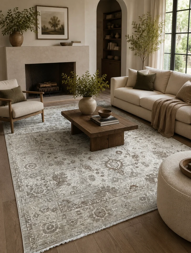 Tapis VESTIGE 03 Vintage – Chic et Moderne pour Salon & Chambre