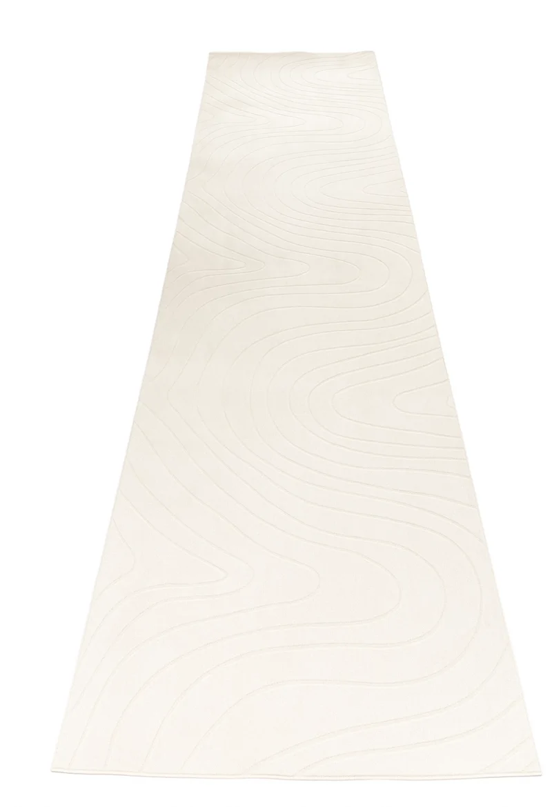 Tapis pour couloir STILO 01 crème