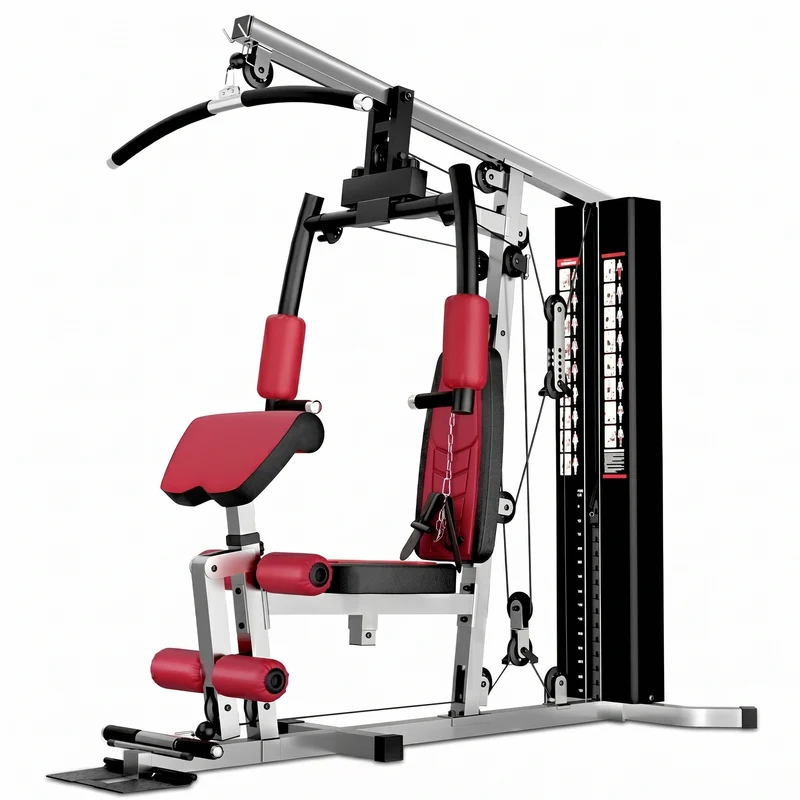 Station de Musculation Homefit Vulcan V50 – 50+ Exercices – Bloc de Poids 53,5 kg – Butterfly & Leg Curl – 120 kg