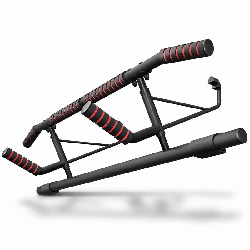 Barre de Traction Porte Homefit Titan – Sans Perçage – 3 Prises – Charge Max. 200 kg – Sangles Incluses