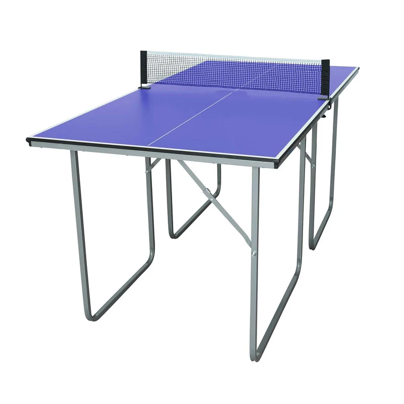 Table de Ping-Pong Homefit Pliable – 164 × 84 cm – Surface Anti-Reflets – 2 Raquettes & 3 Balles Incluses