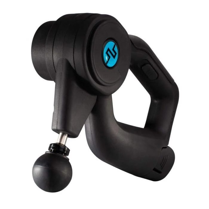 Pistolet de Massage Musculaire Homefit Pro – 3 Vitesses – 3 Positions – 3 Embouts – Autonomie 90 min
