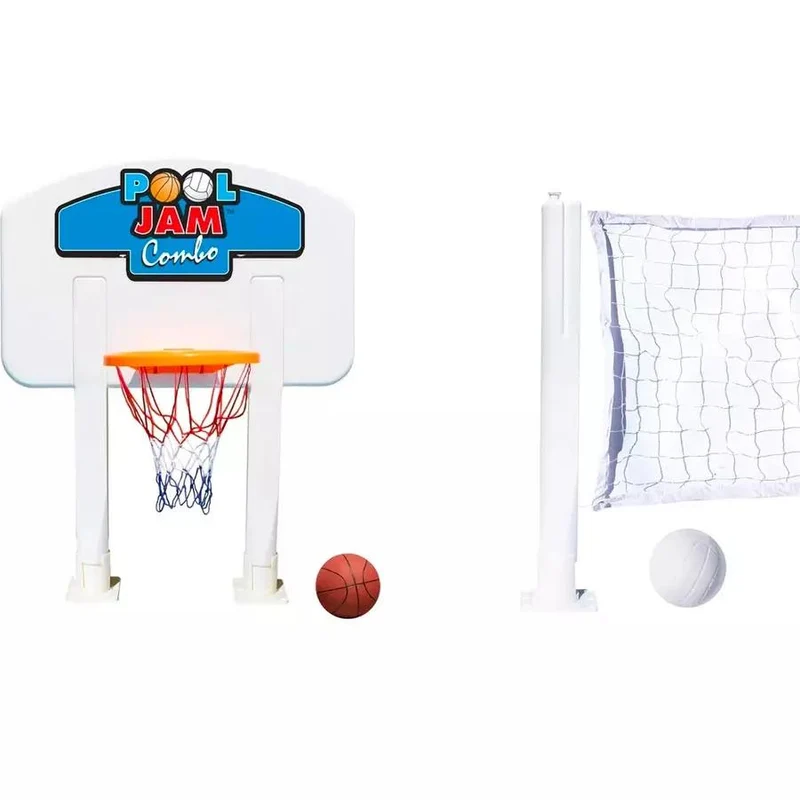 Jeu de basketball et volleyball Pool Jam Combo