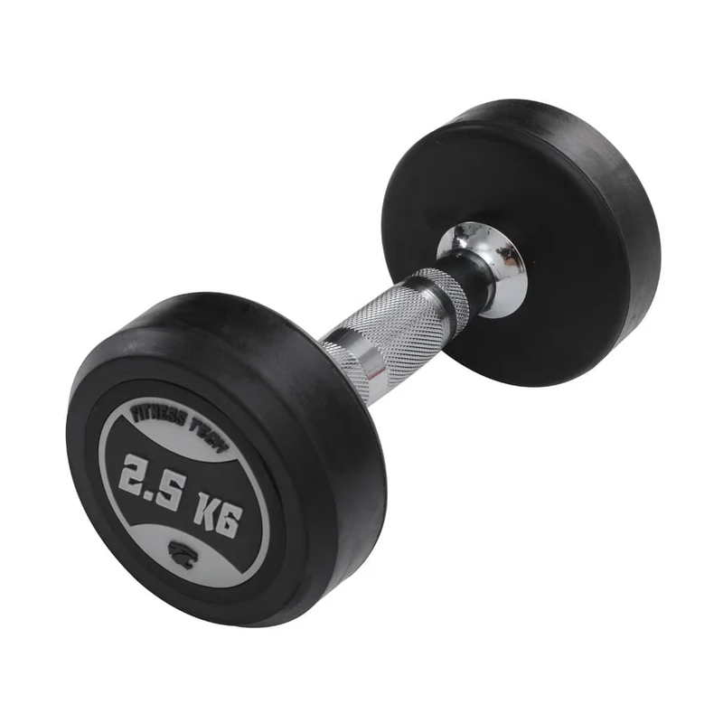 Haltères Ronds en Uréthane 2,5–50 kg (2 Pièces)