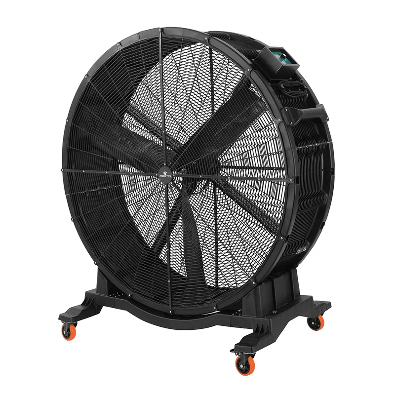 Ventilateur industriel sur pied pour salle de sport