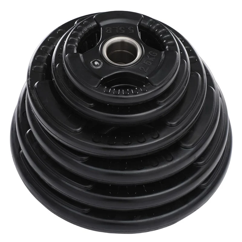 Set 105kg Disques Professionnels Triple Grip 50mm