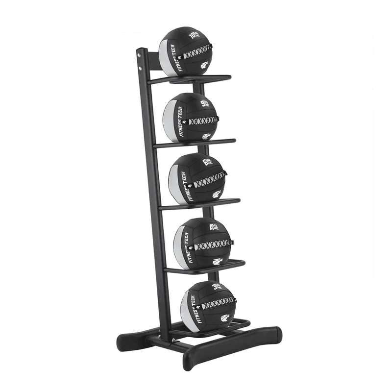 Ensemble de 5 Wall Balls 3-10 kg + Support