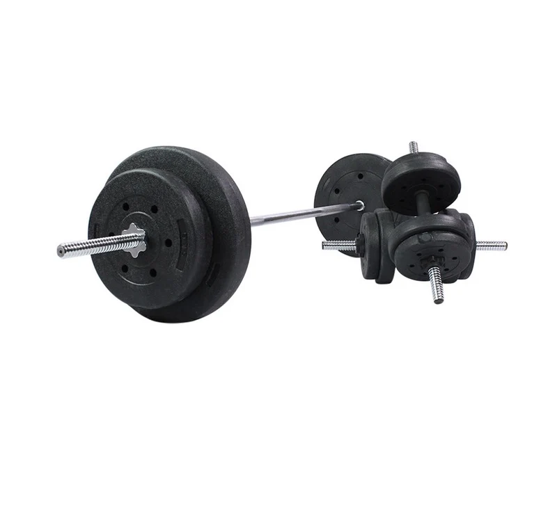 Set barre et 2 haltères de 25 mm