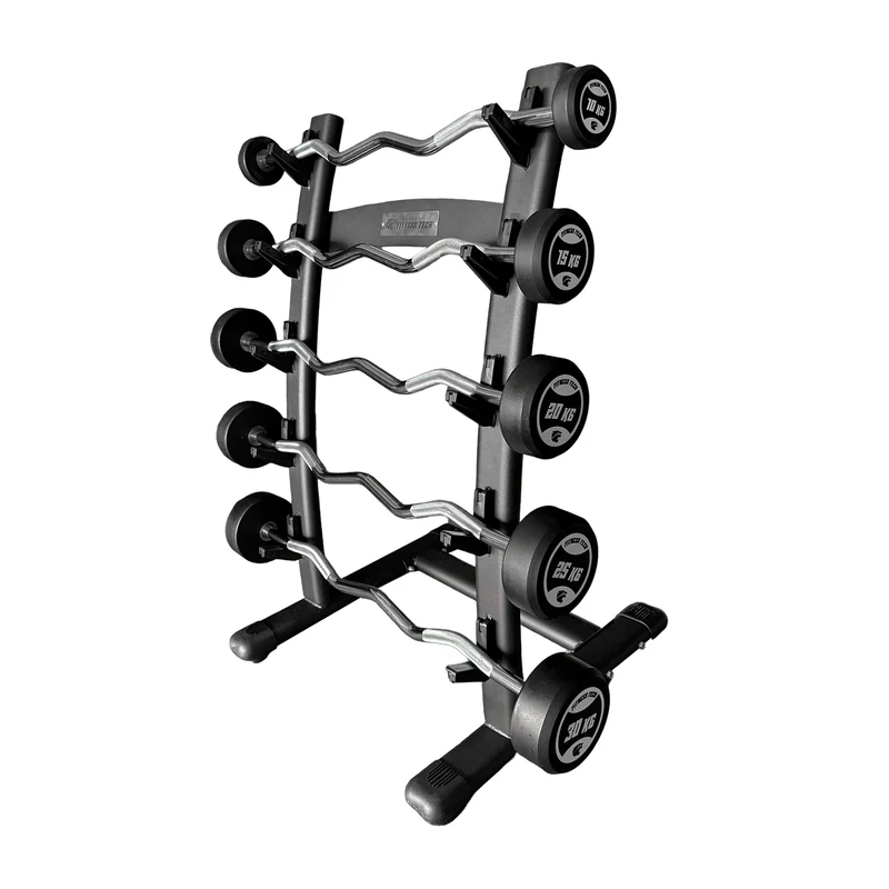 Set de barres montées courbes avec rack (10 - 30 kg)