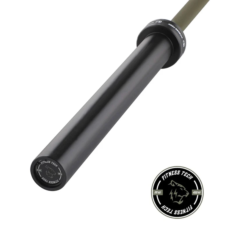 Barre olympique verte 2,2 m x 50 mm - 8 roulements (454 kg)