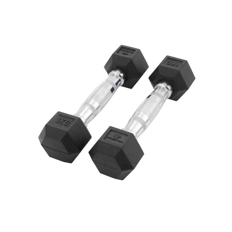 Dumbbells hexagonales 1-9 kg / Set de 2 unités