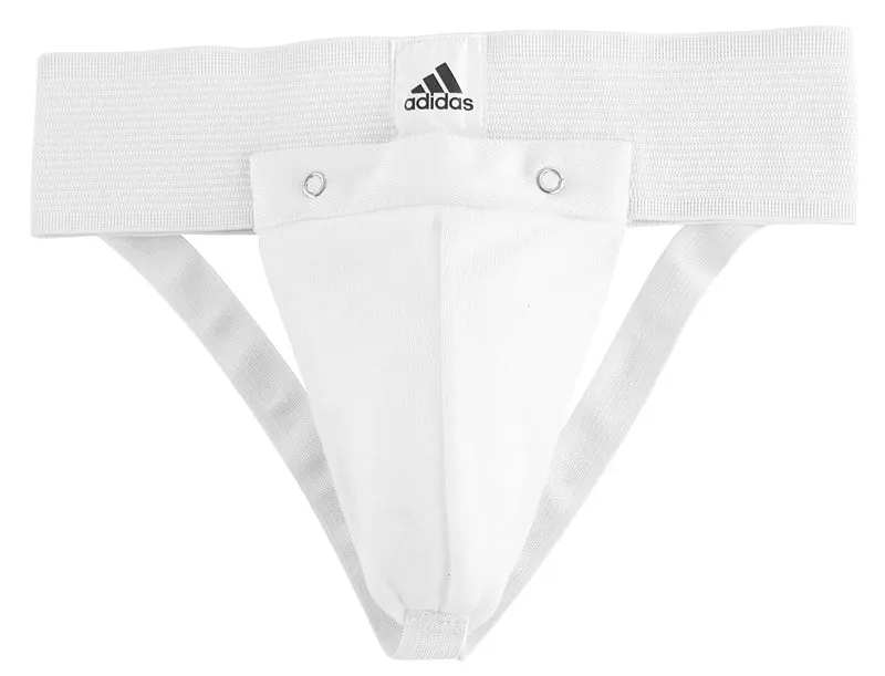 Adidas men's groin guard, white