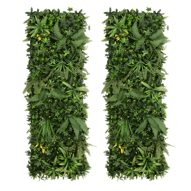 Panneau Mural Végétal Artificiel - 50 cm x 150 cm (2 pcs)