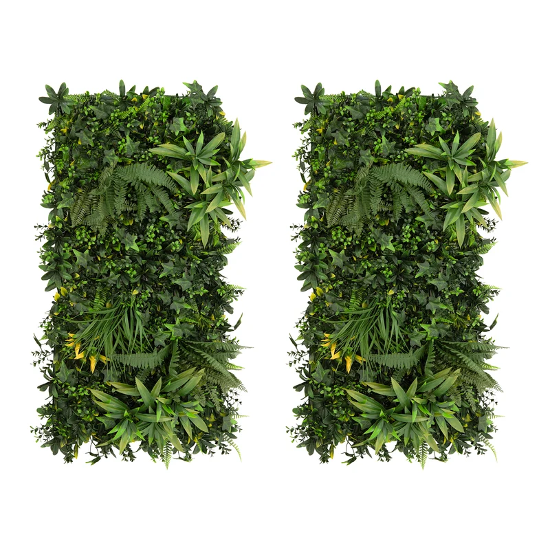 Panneau Mural Végétal Artificiel - 50 cm x 100 cm (2 pcs)