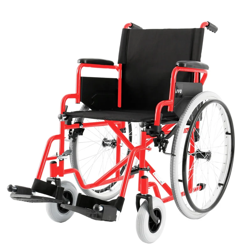 Arvo Wheelchair Basic, red