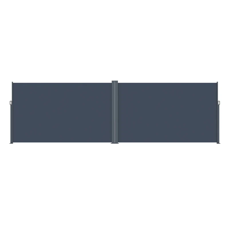 Lykke Side Awning 1.8x3 m(x2) double, dark grey
