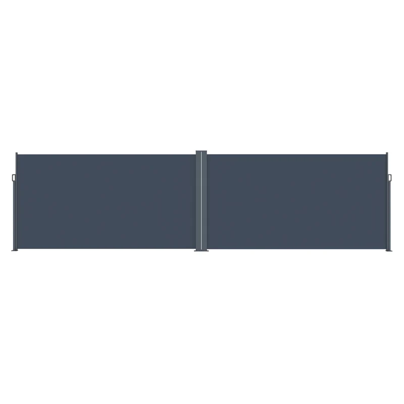 Lykke Side Awning 1.6x3 m(x2) double, dark grey