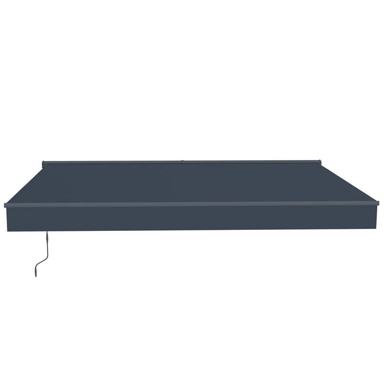 Lykke Half-Cassette Awning 3,95x3 m motorized, dark grey