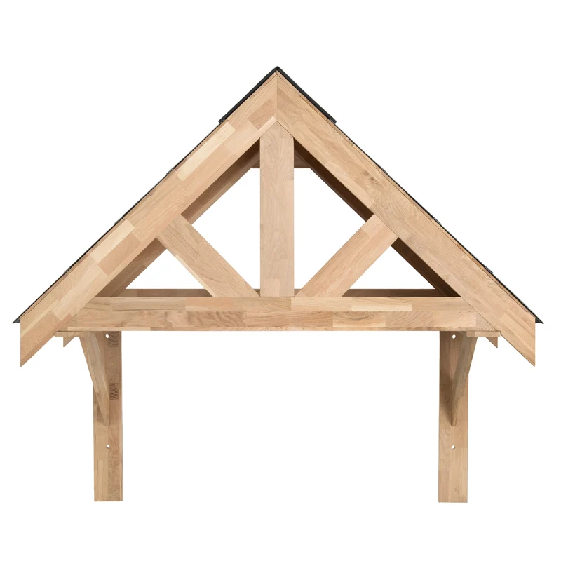 Kit de Marquise en Bois Chêne Massif - 140 cm