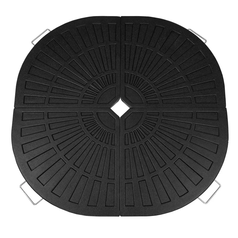 Pied Rond pour Parasol Déporté (4 Coins en Éventail)