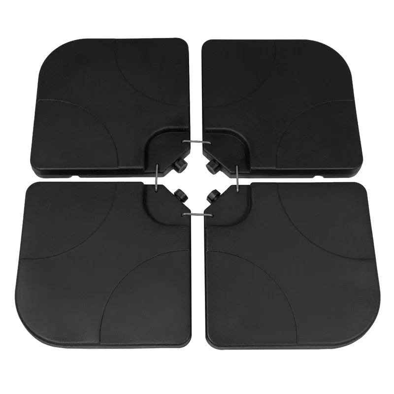 Pied Carré pour Parasol Déporté (4 Coins Carrés)