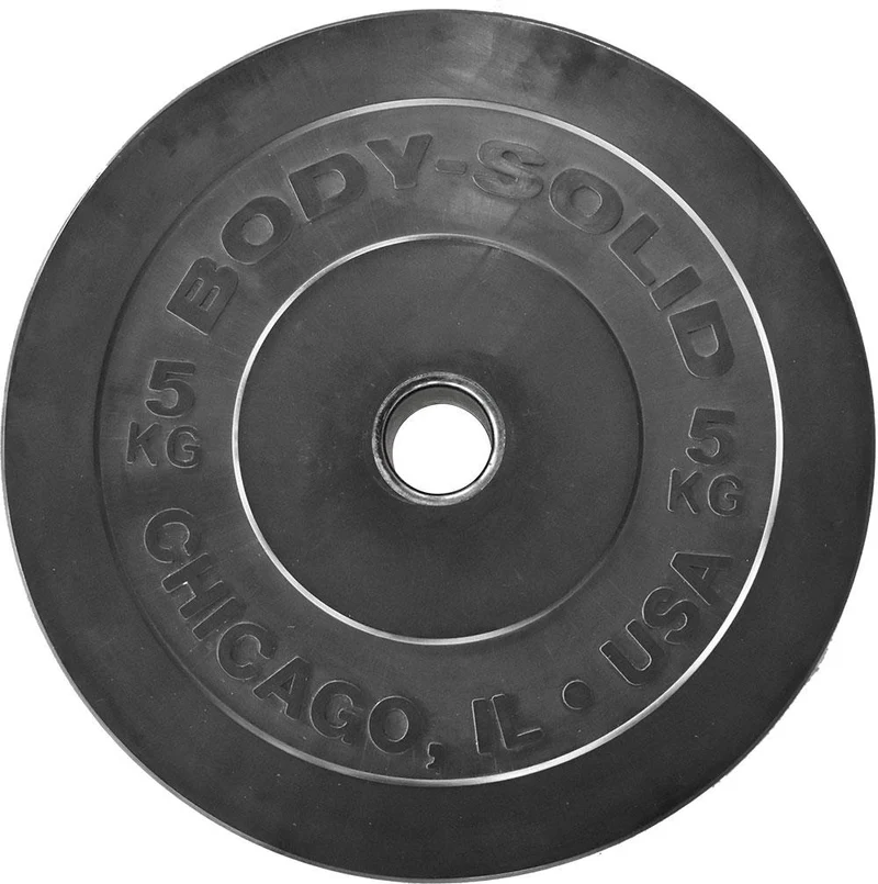 Body-Solid Chicago Extreme Plaques de pare-chocs olympiques colorées OBPXCK
