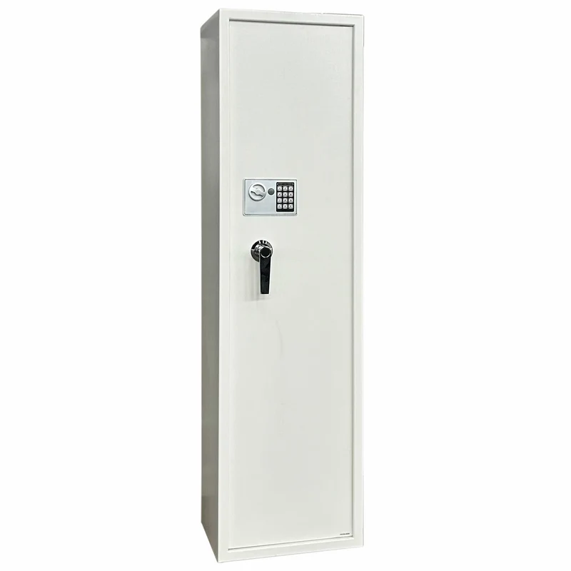 Trekker Gun Cabinet For 6 Guns AS600 v2 With Digital Lock, White