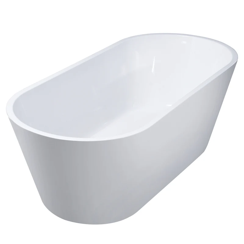 Lykke Bathtub Polar Deluxe 1600x750x580mm, white