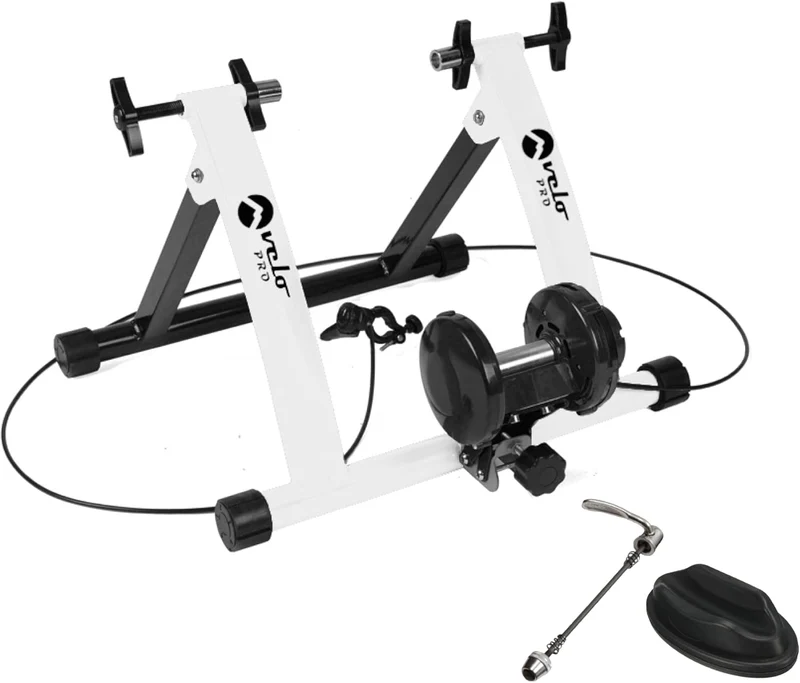 Support d'Entraînement pour Vélo à Résistance Magnétique - Blanc