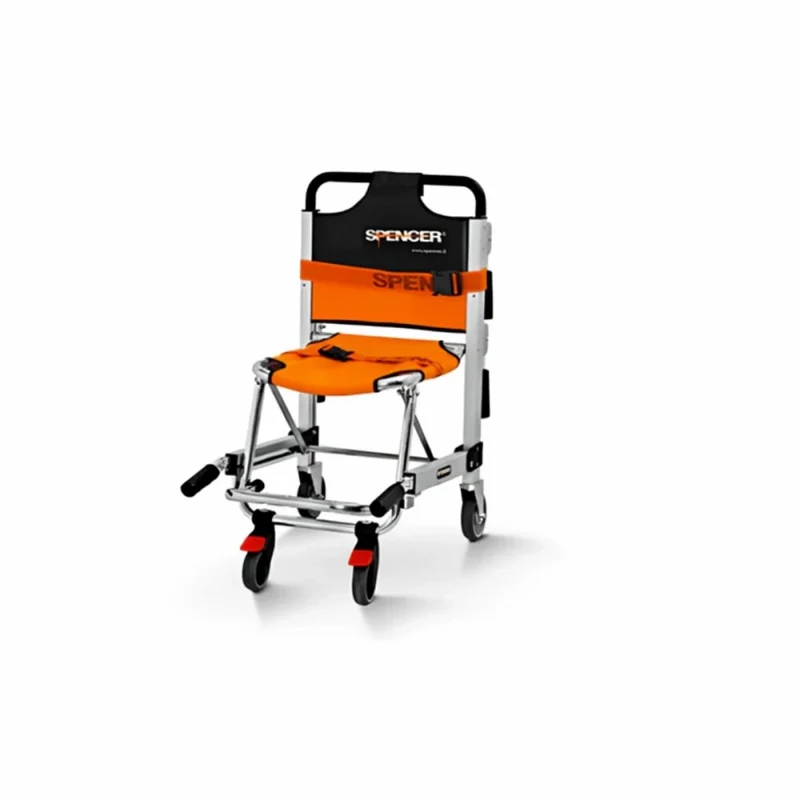 Chaise d'évacuation/transport à 4 roues, base Spencer 455