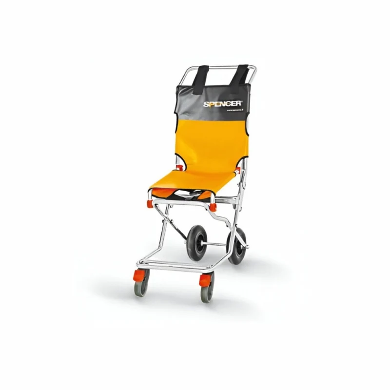 Fauteuil d'évacuation Spencer 407 Chrome à 4 roues