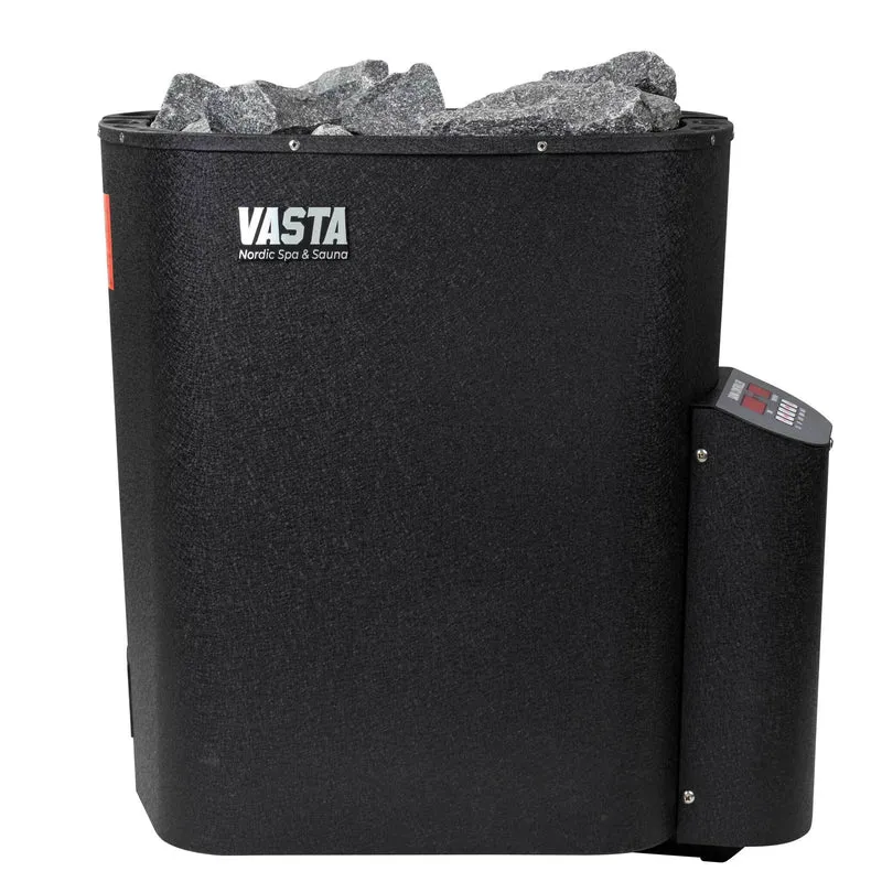 Vasta Electric Sauna Heater Blaze 6kw, fixed control, black