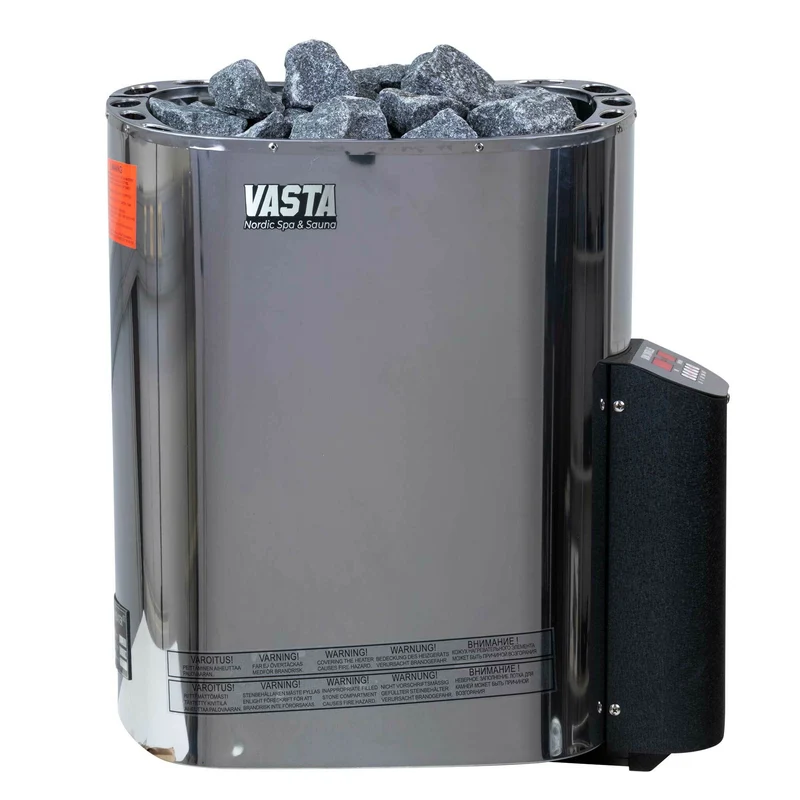 Vasta Electric Sauna Heater Blaze 6kw, fixed control, steel