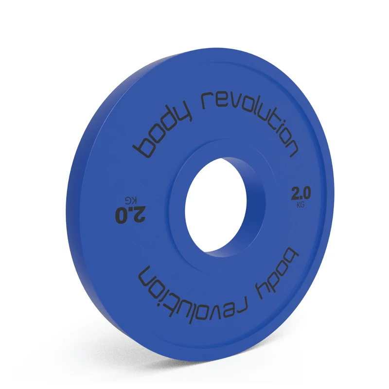 2 Disques de Musculation Fractionnés de 4 kg (2 x 2 kg)