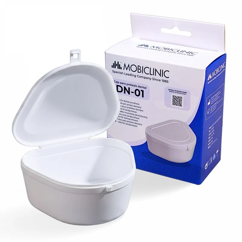 Conteneur pour prothèse dentaire | 1 unité emballée | Réutilisable | Plastique rigide | DN-01 | Mobiclinic