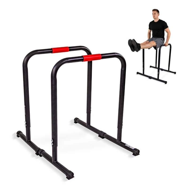 Barres parallèles | Réglables 79-89 cm | Mousse antidérapante | Pieds en caoutchouc | Acier | Twins | Mobiclinic