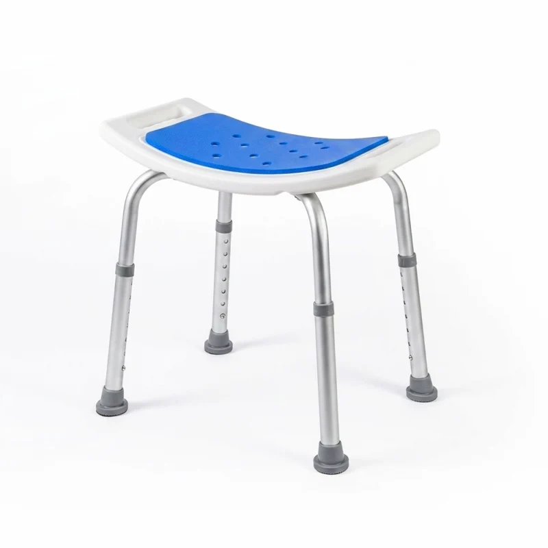 Tabouret de salle de bain | Assise avec coussin EVA | Réglable | Pieds antidérapants | Aluminium | Santana | Mobiclinic