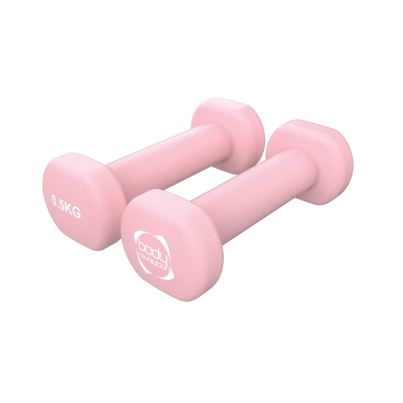 2 Haltères en Néoprène de 500 g