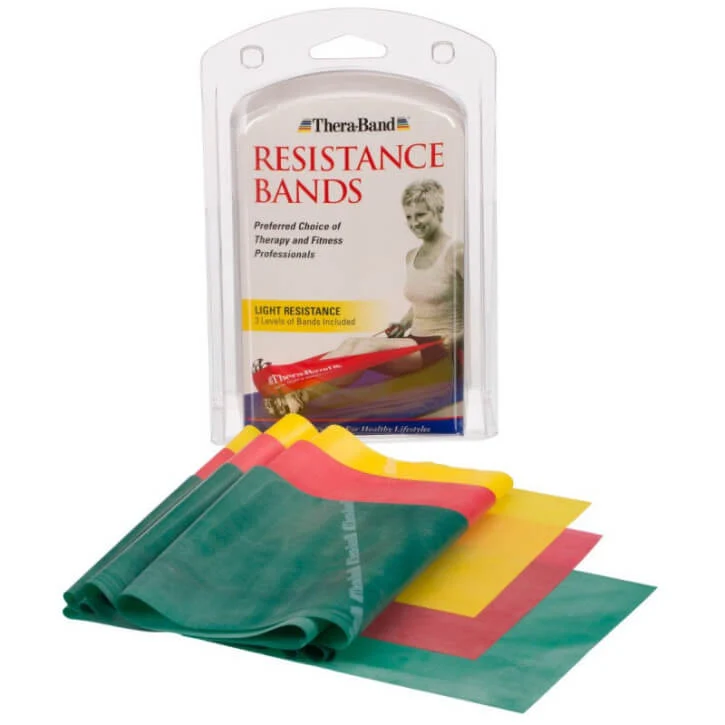 TheraBand Übungsbänder Set 3 x 1.5 m