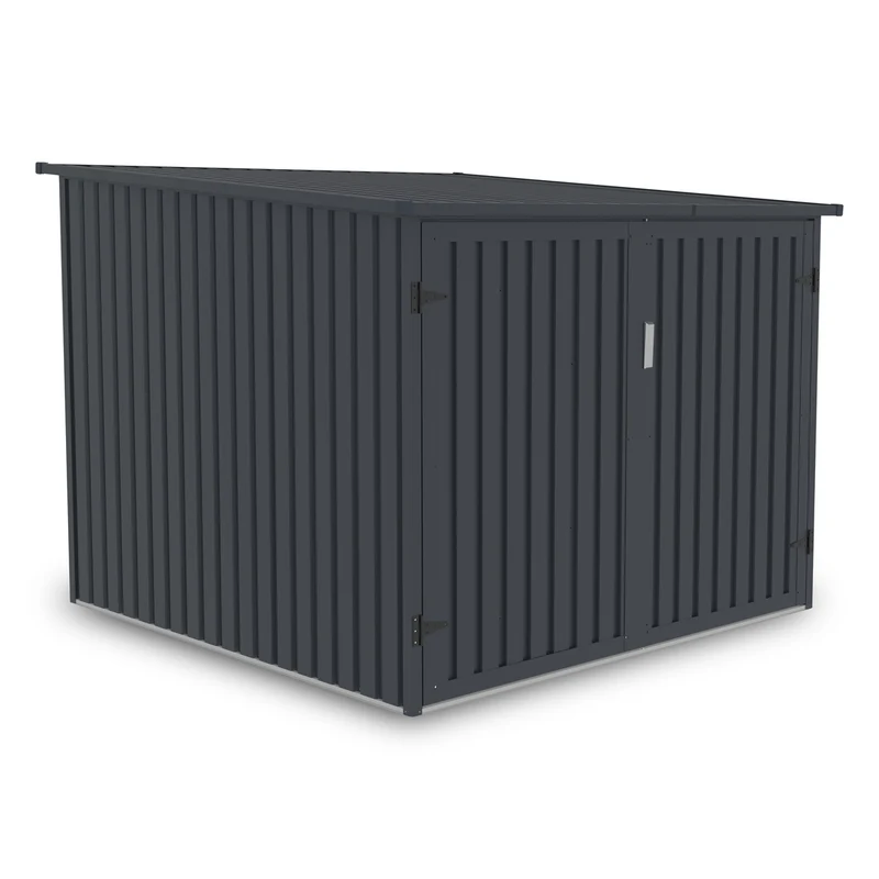Fornorth Bike Shed For Four Bikes 203x198x157cm, Dark grey