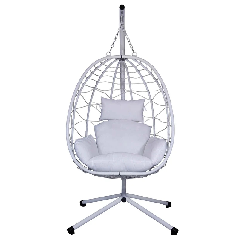 Lykke Hanging Egg Chair, white