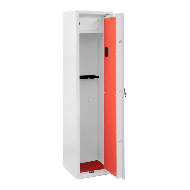 Trekker Gun cabinet for 5 guns AS500D with digital lock, white