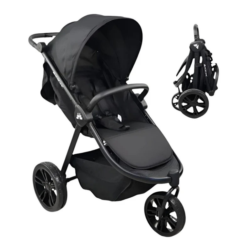 Poussette à 3 roues |Légère |Roues tout terrain |Harnais 5 points |Poche arrière |Max. 22kg |Agnes| Mobiclinic