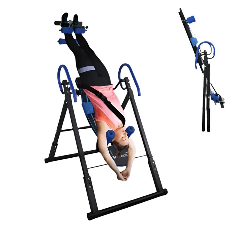 Table d´inversion |Pliable|Réglable 131-190cm |Max 150kg|Inclinaison 180º| Sécurité maximale| Acier |Flexicare |Mobiclinic