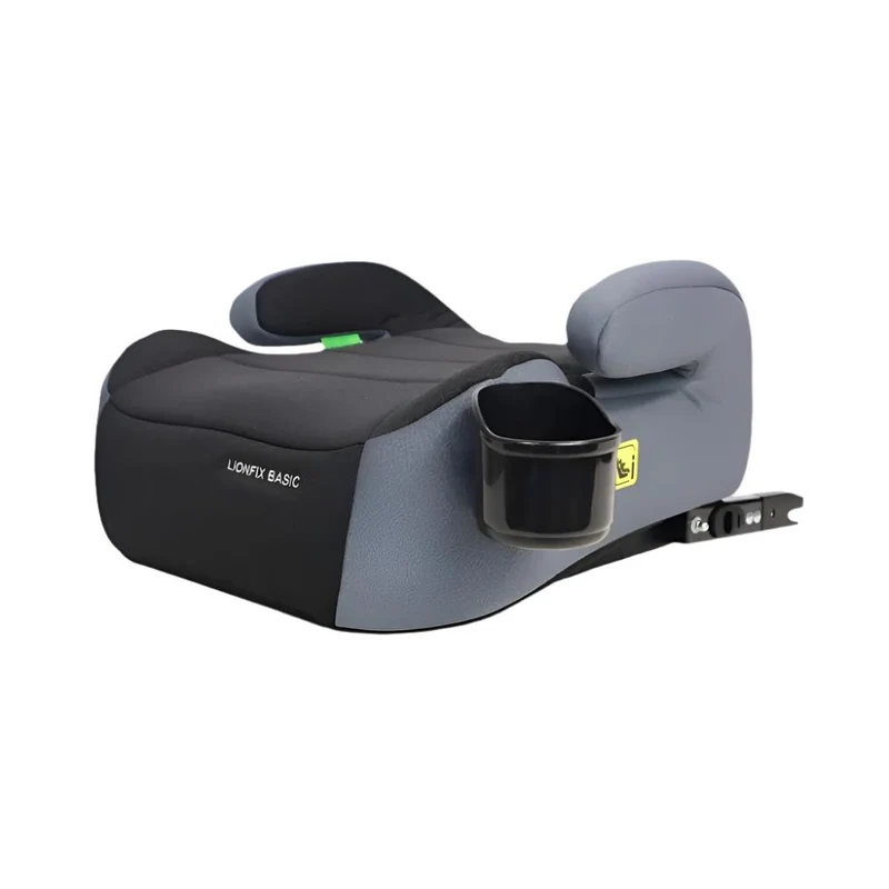 Rehausseur auto enfant | i-Size | 125-150 cm | ISOFIX réglable | Housse amovible | Porte-bouteille | Lionfix Basic | Mobiclinic