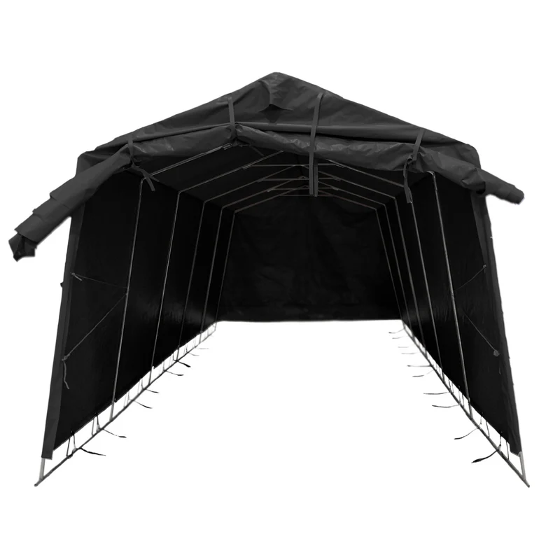 Fornorth Portable Garage 2.7x5.1m, black