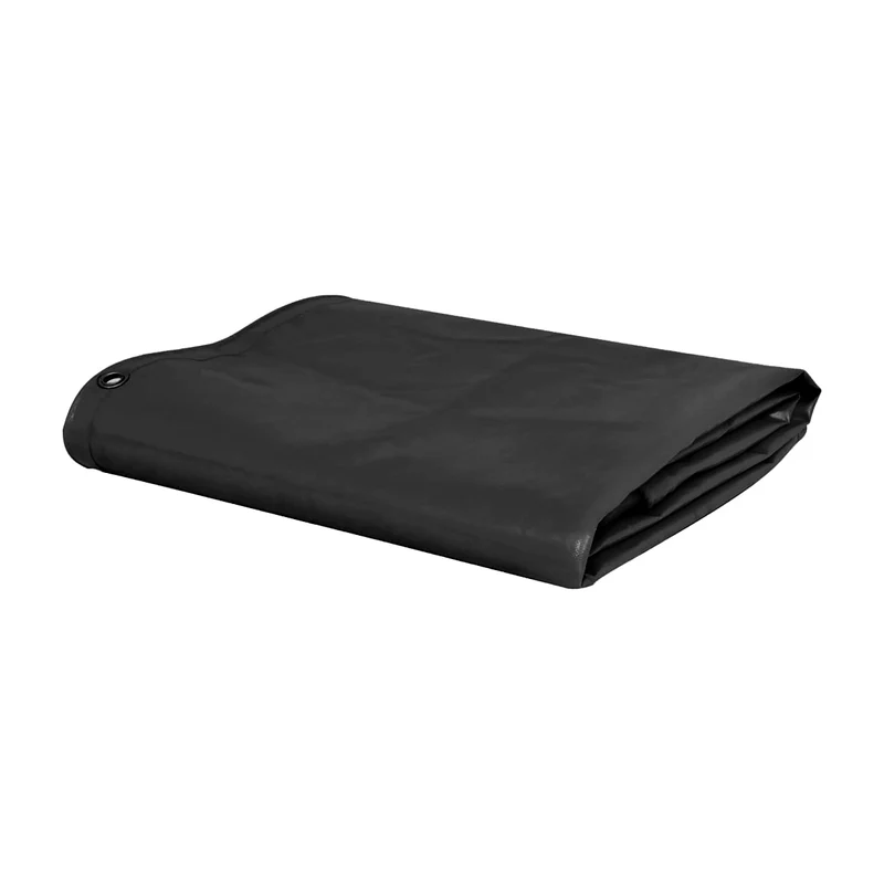 Fornorth Portable Garage Replacement Tarp 4x8m, black