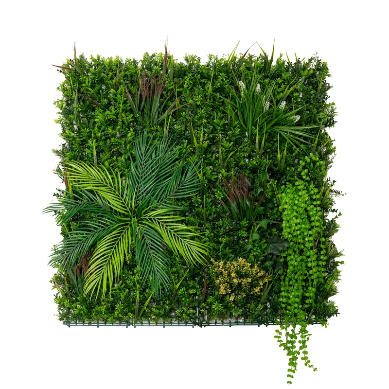 Panneau Mural Végétal Artificiel 100 x 100 cm l Alina