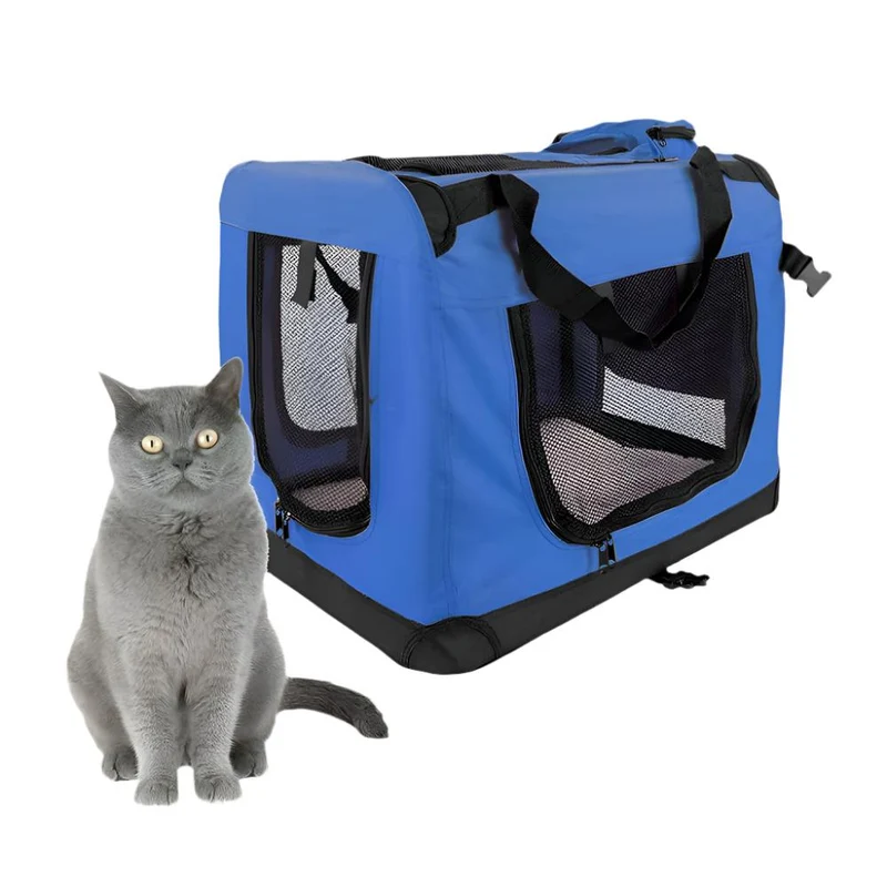 Sac de transport pour animaux | Différentes tailles | Différents poids | Pliable | Bleu | Balú | Mobiclinic