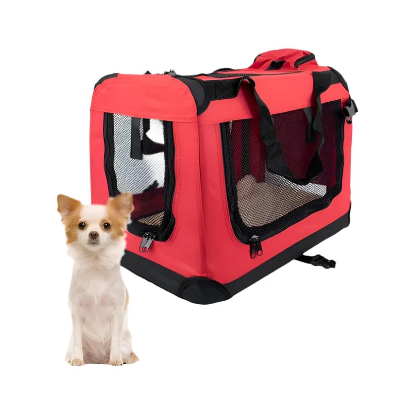 Sac de transport pour animaux | Différentes tailles | Différents poids | Pliable | Rouge | Balú | Mobiclinic